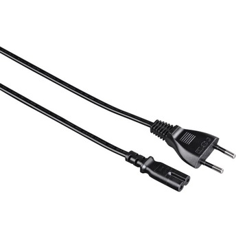 Kabel ZASILAJĄCY RTV/AGD IEC 2-pin 1,5m. HAMA