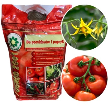 NAWÓZ DO POMIDORÓW PAPRYKI 5KG OBFITE PLONY