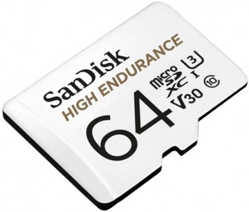 SanDisk High Endurance microSDXC 64 ГБ V30 + адаптер