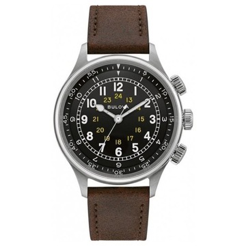 ZEGAREK Męski BULOVA MILITARY A15 PILOT DUAL TIME