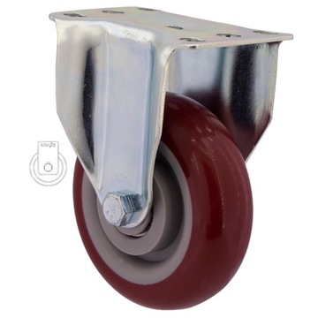 123PPPUB100K2 Диаметр колеса 100, комплект тележек, 4 шт.