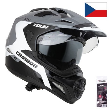 МОТОЦИКЛОВЫЙ ШЛЕМ CASSIDA CROSS SPECTRE TOUR XXL