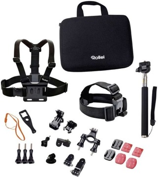 Mocowanie kamery GoPro Zestaw 23 uchwyty w etui