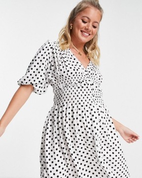 SUKIENKA CIĄŻOWA W GROSZKI MINI CASUAL 38 RSK