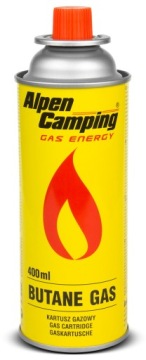 ГАЗОВЫЙ КАРТРИДДЖ 400мл ДЛЯ ГОРЕЛКИ ПЛИТЫ