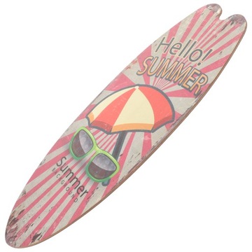 DESKA SURFINGOWA ZNAKI VINTAGE DEKORACJE DREWNIANE