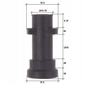 НАБОР ДЛЯ ПЕСКОСТРОЙНОЙ ОБРАБОТКИ ДЛЯ ЗАПАСНОЙ ФОРСУНКИ KARCHER K2 K3 K4 K5 K6 K7