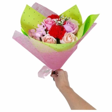 Букет роз, мыльные цветы, ароматный, 37 см, весенний ПОДАРОК ​​ЖЕНЩИНЕ.