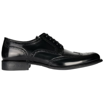 DOLCE&GABBANA luksusowe skórzane męskie buty eleganckie DERBY roz.45 -60%%