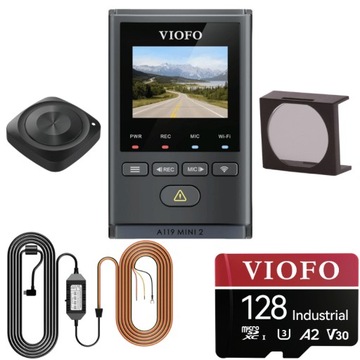 Wideorejestrator VIOFO A119 MINI2+128GB+HK4+CPL+BT