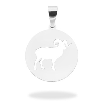 Srebrna zawieszka wisiorek 925 znak zodiaku BARAN