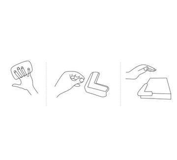 Zabezpieczenia Narożników Mebli Ochrona Rogów Stołu Ochraniacze Silikonowe