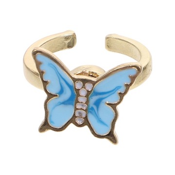 RELAKS PIERŚCIONKI NA PALCE MOTYL FIDGET ZABAWKOWA BIŻUTERIA