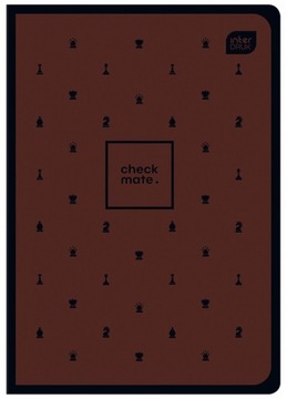 INTERDRUK ZESZYT A5/80 KRATKA SOFT TOUCH CHESS