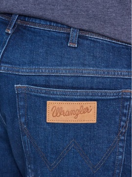 WRANGLER Szorty jeansowe W11CJXY81 112337506 Niebieski Regular Fit