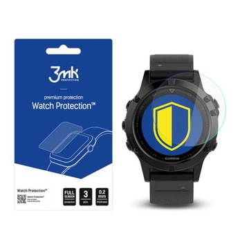 Garmin Fenix 5 47 mm Szkło ochronne 3 szt 3mk