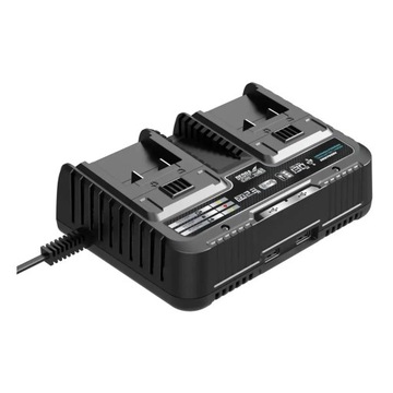 Podwójna ładowarka SAS+ALL DED7038V