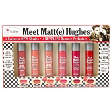 theBalm Meet Matt(e) Hughes Zestaw 6 Mini Pomadek