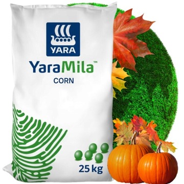 YARA MILA CORN NAWÓZ JESIENNY DO TRAWY TUI IGLAKÓW RÓŻ HORTENSJI 25KG