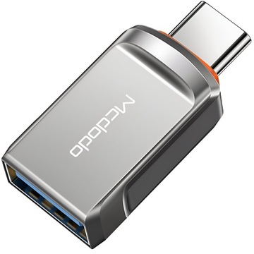 MCDODO ADAPTER PRZEJŚCIÓWKA USB-A 3.0 DO USB-C NA USB TYP C 3A 5GBPS OTG