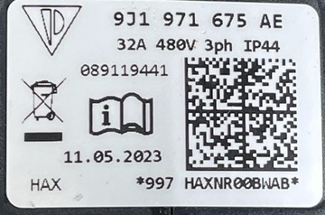 AUDI E-TRON GT 2021 - KABEL NABÍJENÍ 9J1971675AE