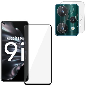 SZKŁO 5D + SZKŁO NA APARAT DO REALME 9 PRO