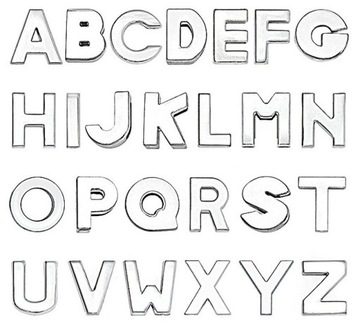 БУКВЫ цифры знаки на запястье БРАСЛЕТ 5 шт.