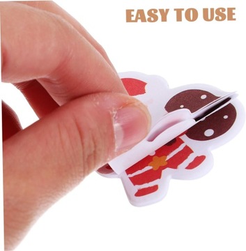 4 рождественские стикеры, милые стикеры, открытки