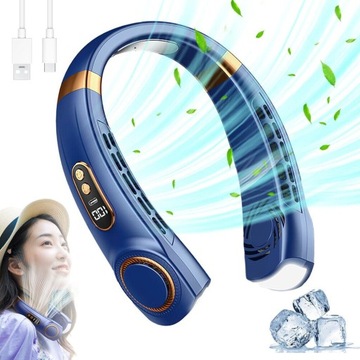 Подвесной шейный вентилятор на 360° с пневматическим приводом, малошумный