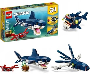 LEGO CREATOR 3 W 1 31088 MORSKIE STWORZENIA