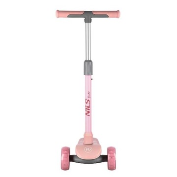 СКЛАДНОЙ ДЕТСКИЙ САМОКАТ СО СВЕТЯЩИМИСЯ СВЕТОДИОДНЫМИ КОЛЕСАМИ