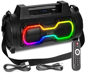 BEZPRZEWODOWY GŁOŚNIK MOCNY SD KARAOKE PILOT USB