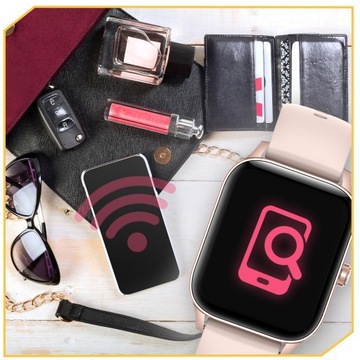 SMARTWATCH ZEGAREK DAMSKI POLSKIE MENU PL ROZMOWY POWIADOMIENIA DLA KOBIETY