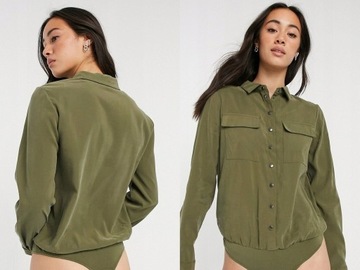 VILA BODY DAMSKIE KHAKI KLASYCZNE ROZM M/L 102