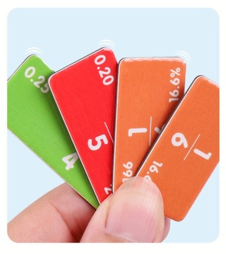 МАГНИТНАЯ КНИГА ИЗУЧЕНИЕ ДРОБЕЙ МАТЕМАТИКА