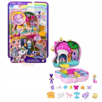 Игровой набор POLLY POCKET DOLL UNICORN FOREST