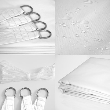 WHITE SHADOW SUN SAIL GARDEN ВОДОНЕПРОНИЦАЕМЫЙ ТЕНТ 4х3м