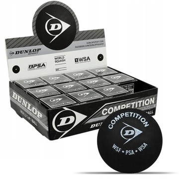 PIŁKI DO SQUASHA DUNLOP COMPETITION 12 SZT