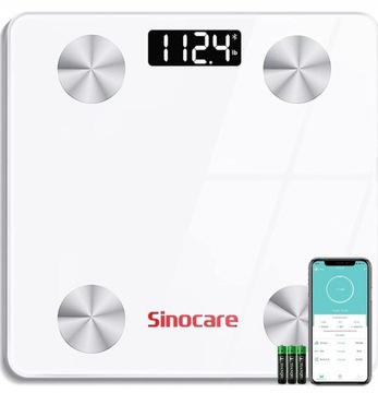 Sinocare waga łazienkowa z pomiarem tkanki