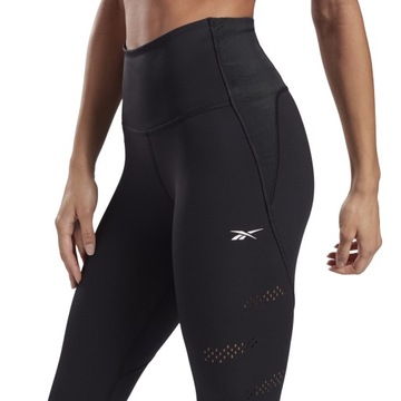 REEBOK LEGGINSY GETRY DAMSKIE SPORTOWE TERMOAKTYWNE ODDYCHAJĄCE 7/8 XS