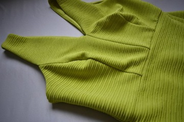 Sukienka elegancka ołówkowa kanarkowa żółta zielona new look 38/40