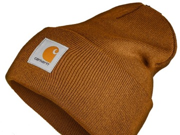 CZAPKA ZIMOWA CARHARTT ACRYLIC WATCH HAT BROWN BRĄZOWA BEANIE