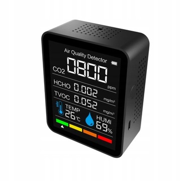 5w1 MIERNIK CO2 DETEKTOR DWUTLENKU WĘGLA BT APP