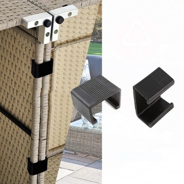 ЗАЖИМЫ ДЛЯ ПЛЕТЕННОЙ МЕБЕЛИ ДЛЯ ДИВАНА ИЗ РОТАГА 10 ШТ.