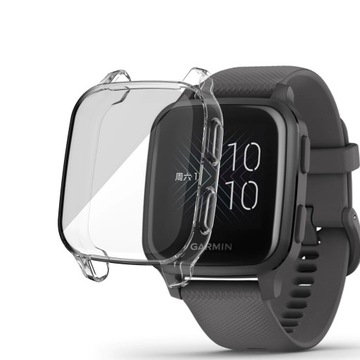 ETUI SILIKONOWE DO GARMIN VENU SQ / MUSIC CLEAR