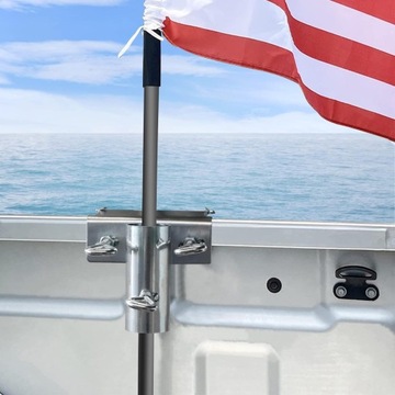 Держатель балконного зонта для перил балюстрады из цельного металла 25-38 мм