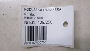 HYUNDAI IX20 ULOŽENÍ AIRBAG SPOLUJEZDCE 10-17