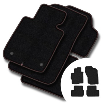 Velurové koberce Premium pro Mitsubishi Lancer Evolution X 2007-2015