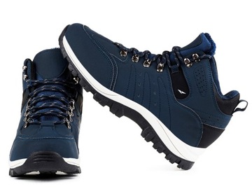BUTY ZIMOWE MĘSKIE SPORTOWE OCIEPLONE HKR