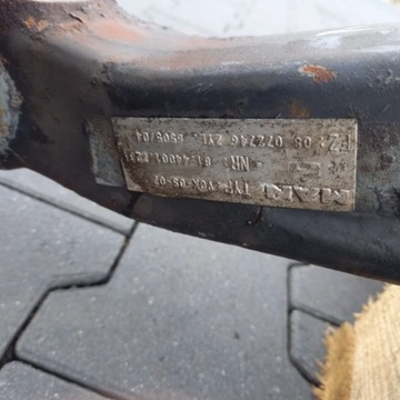 81.44001.7281 Балка моста ВОК-05-07 MAN TGL